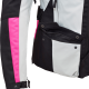 Kabát 4Season Lady L fekete-szürke-rózsaszín