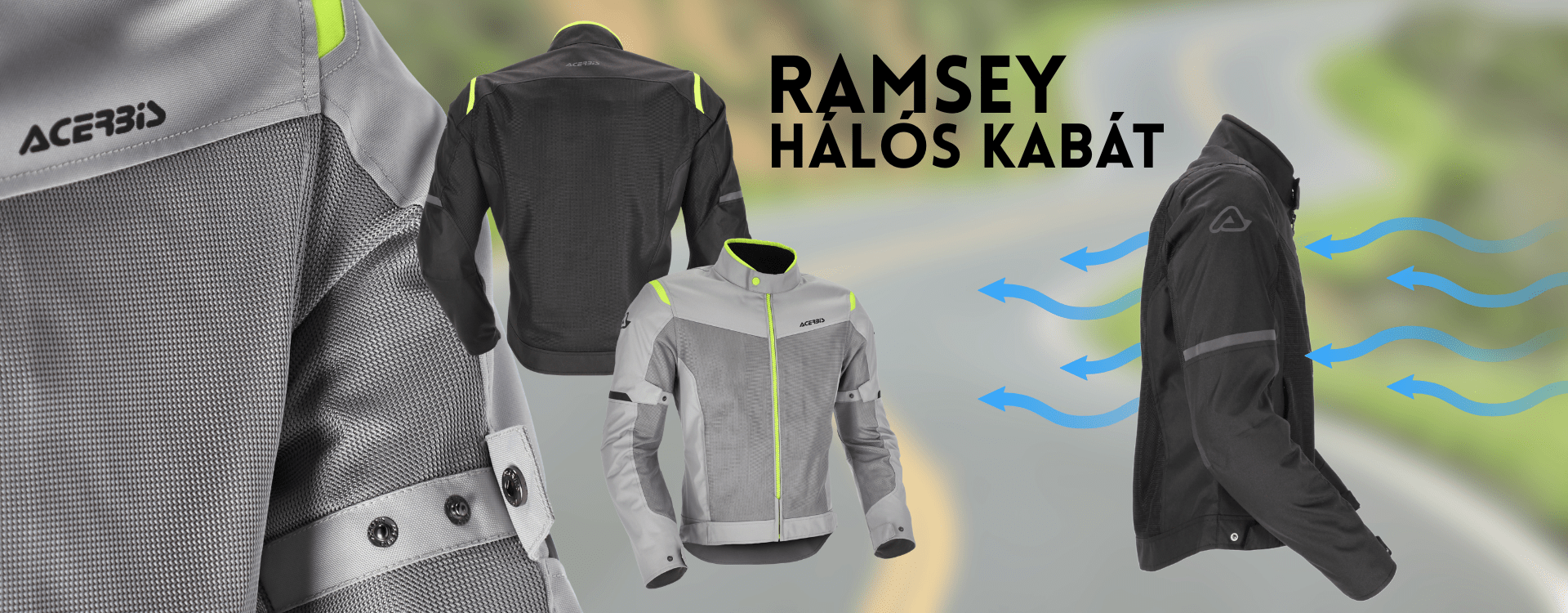 Acerbis Ramsey hálós kabát