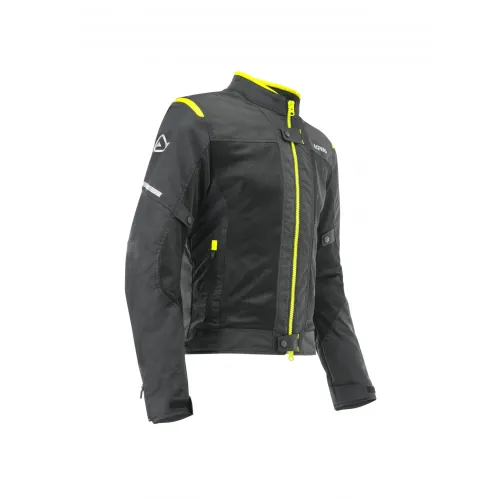 Kabát Ramsey My Vented 2.0 CE S fekete-fluo sárga