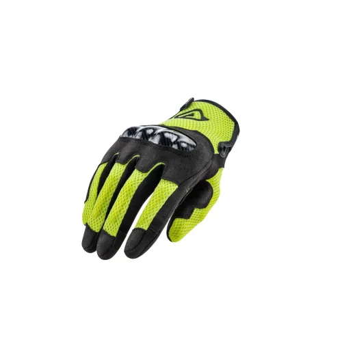 Kesztyű Ramsey My Vented - CE Level 1 M fekete-fluo sárga