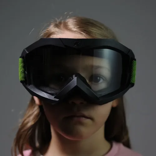Cross szemüveg gyermek Next Gen fekete-zöld