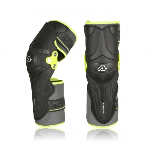 Térdprotektor X-Strong fekete-fluo sárga