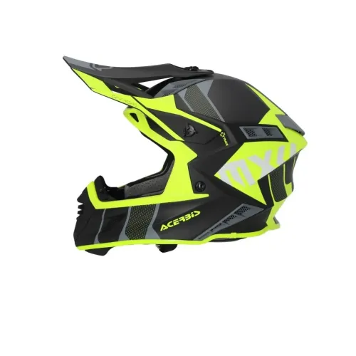 Bukósisak X-Track 22-06 XL fekete-fluo sárga