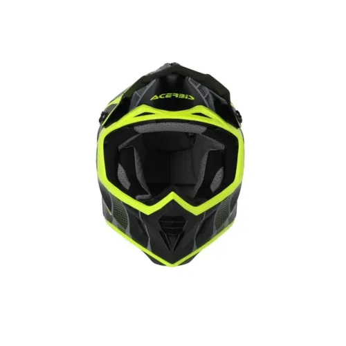 Bukósisak X-Track 22-06 M fekete-fluo sárga
