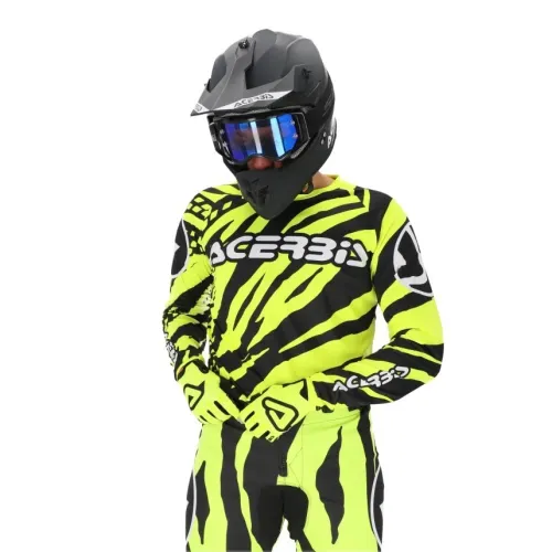 Mez MX Linear Lombok L fekete-fluo sárga