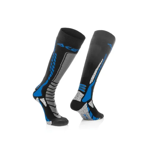 Zokni MX Pro L/XL fekete-kék