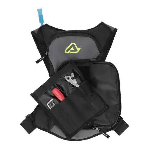 Hátizsák Acqua Logo 5L fekete-fluo sárga