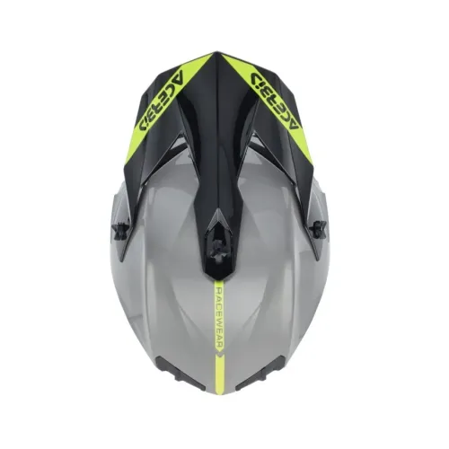 Bukósisak Linear 22-06 L szürke-fluo sárga