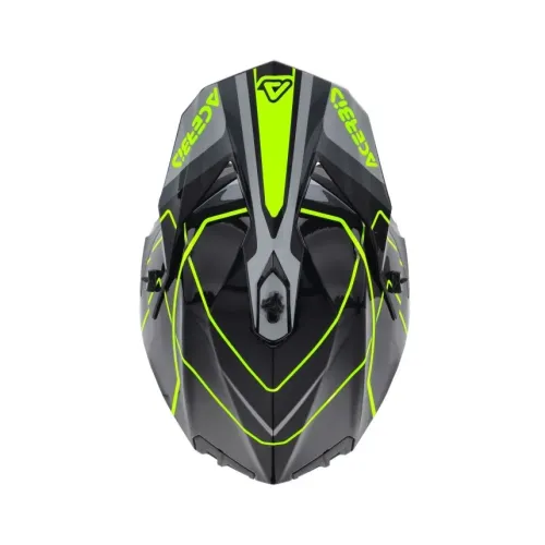 Bukósisak Linear Graphic 22-06 S szürke-fluo sárga
