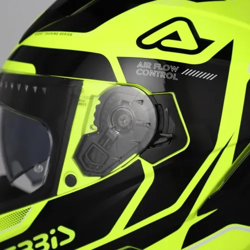 Bukósisak X-Way Graphic S fekete-fluo sárga