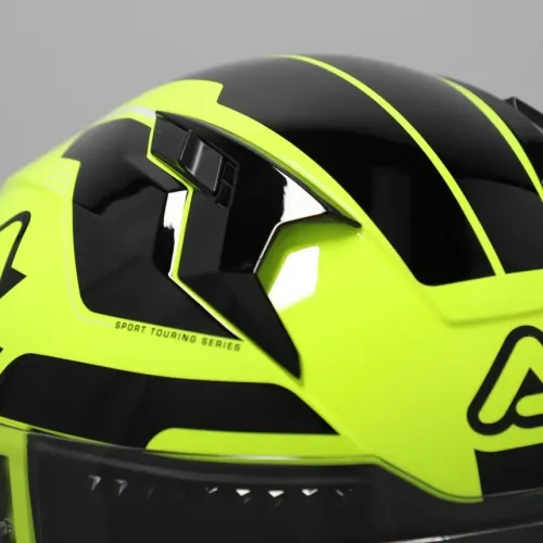 Bukósisak X-Way Graphic M fekete-fluo sárga