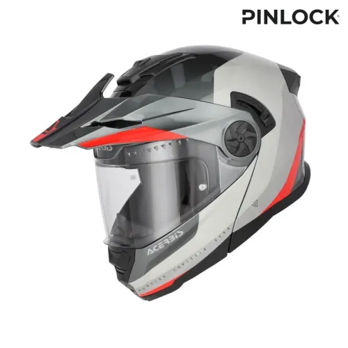 Bukósisak Rider Graphic S szürke-piros