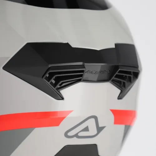 Bukósisak Rider Graphic S szürke-piros