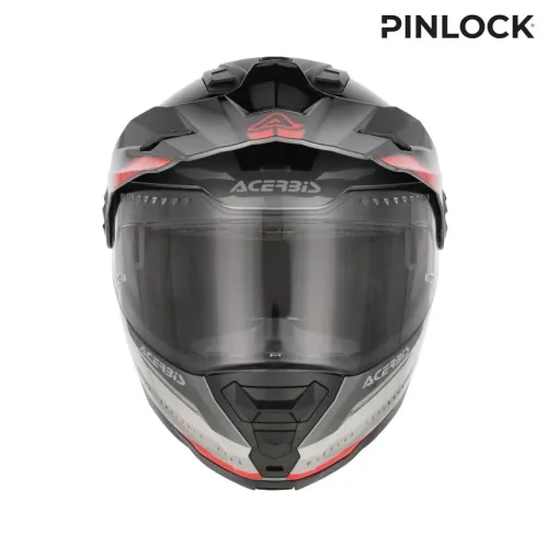 Bukósisak Rider Graphic XL szürke-piros