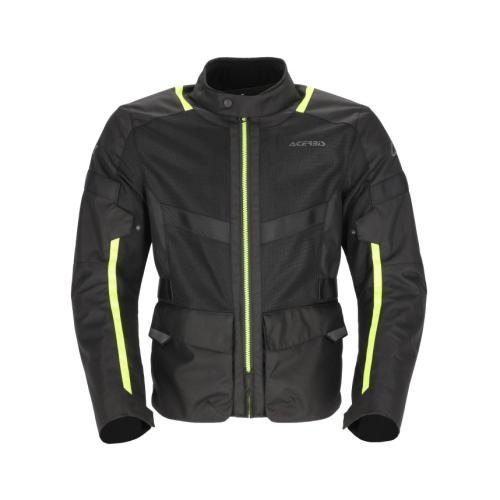 Kabát Ramsey Vented Long XXL fekete-fluo sárga