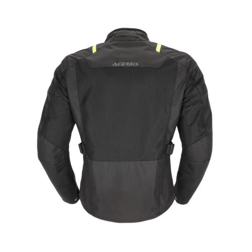 Kabát Ramsey Vented Long XXL fekete-fluo sárga