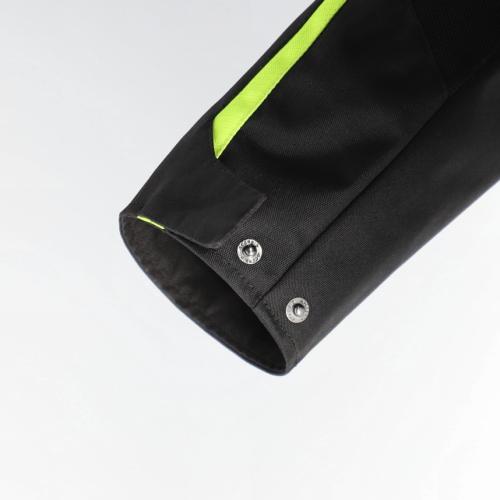 Kabát Ramsey Vented Long XXL fekete-fluo sárga