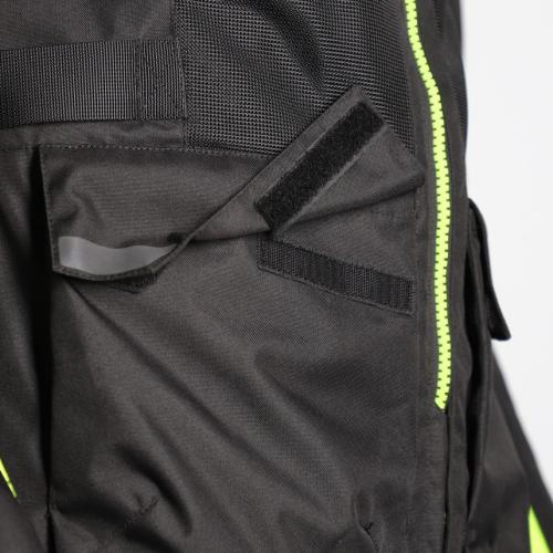 Kabát Ramsey Vented Long XXL fekete-fluo sárga