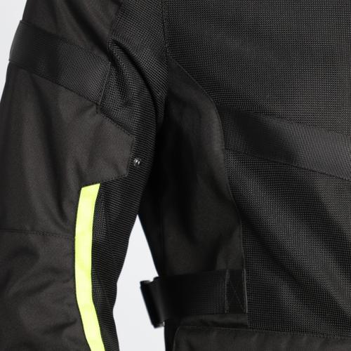 Kabát Ramsey Vented Long XXL fekete-fluo sárga