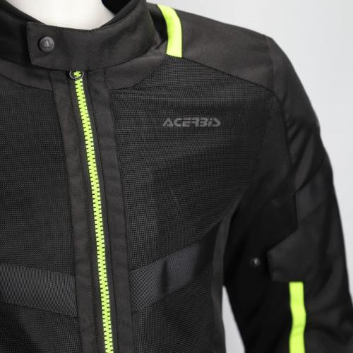 Kabát Ramsey Vented Long XXL fekete-fluo sárga