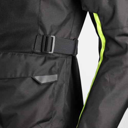 Kabát Ramsey Vented Long XXL fekete-fluo sárga