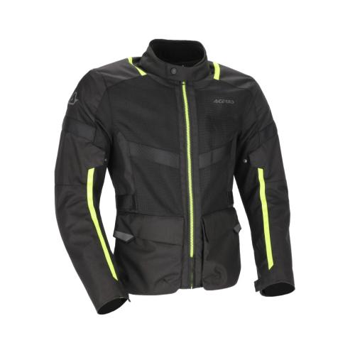 Kabát Ramsey Vented Long XL fekete-fluo sárga