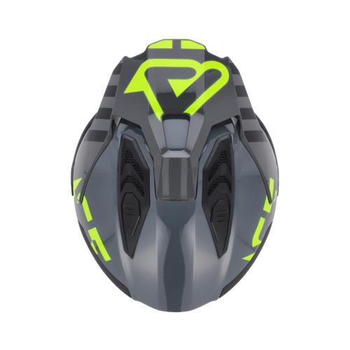 Bukósisak Jet Aria Evo Graphic M fekete-fluo sárga