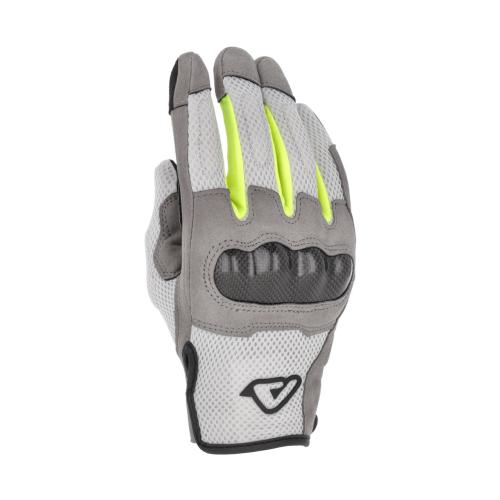Kesztyű Ramsey My Vented - CE Level 1 XXL szürke-fluo sárga