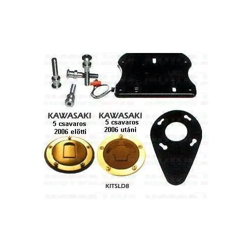 Slide system kawasaki Fekete