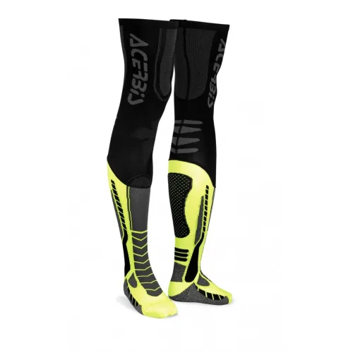 Zokni X-Leg Pro L/XL fekete-fluo sárga