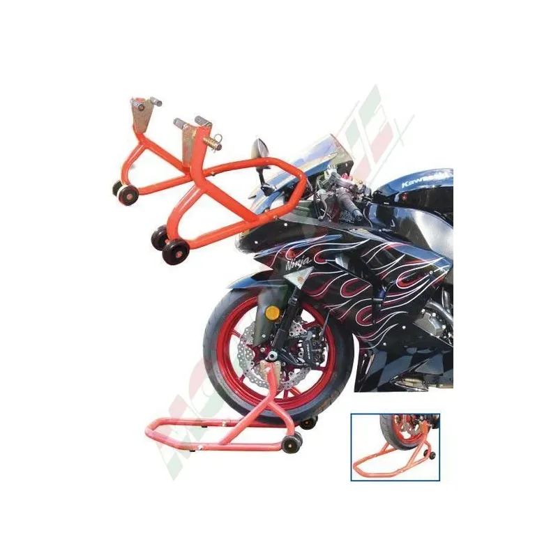 Motoremelő első Piros
