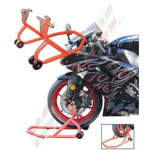 Motoremelő első Piros